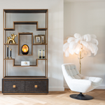 Wandkast Hunter | Grijs Eikenhout