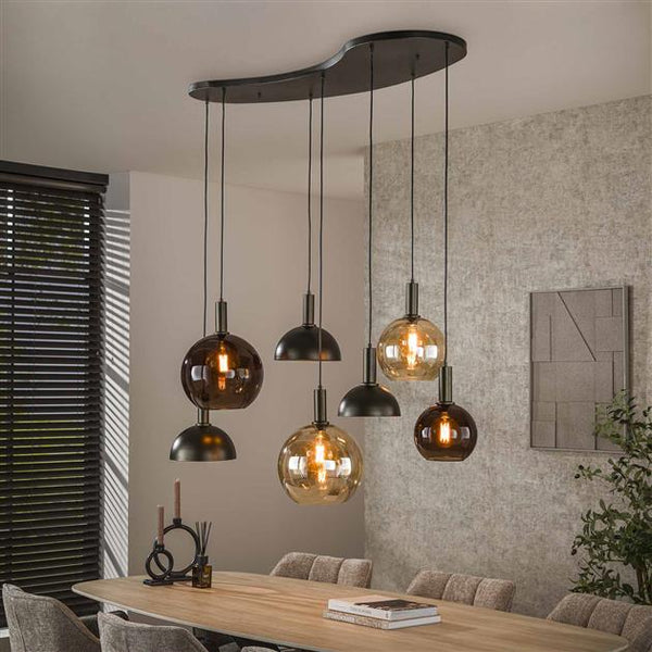 Hanglamp Lumo | Bruin Metaal