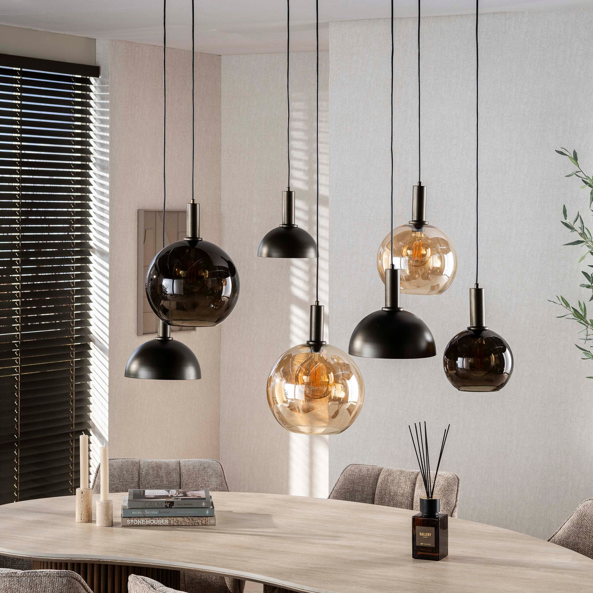 Hanglamp Lumo | Bruin Metaal