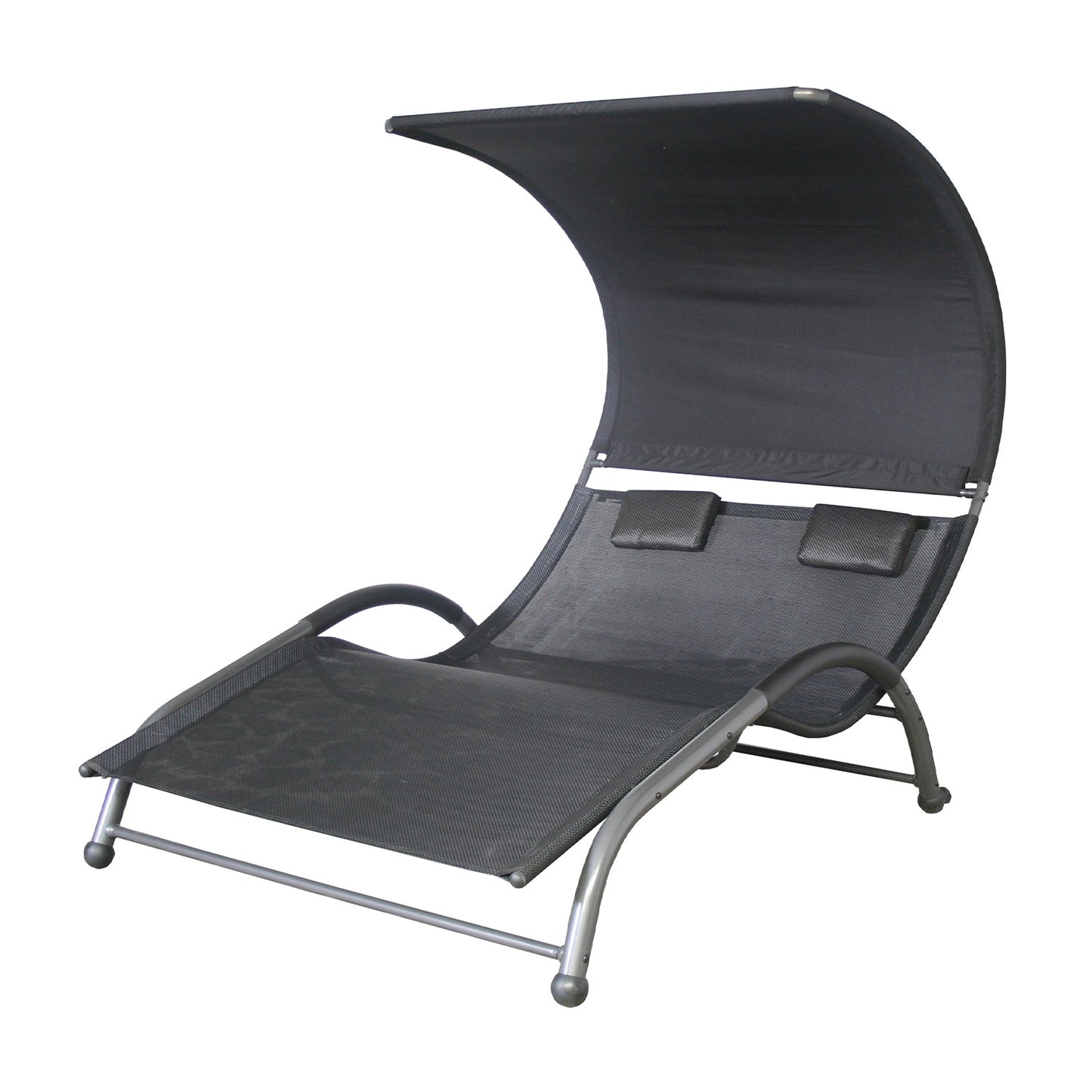 Ligbed Cuba | 2-personen | Zwart