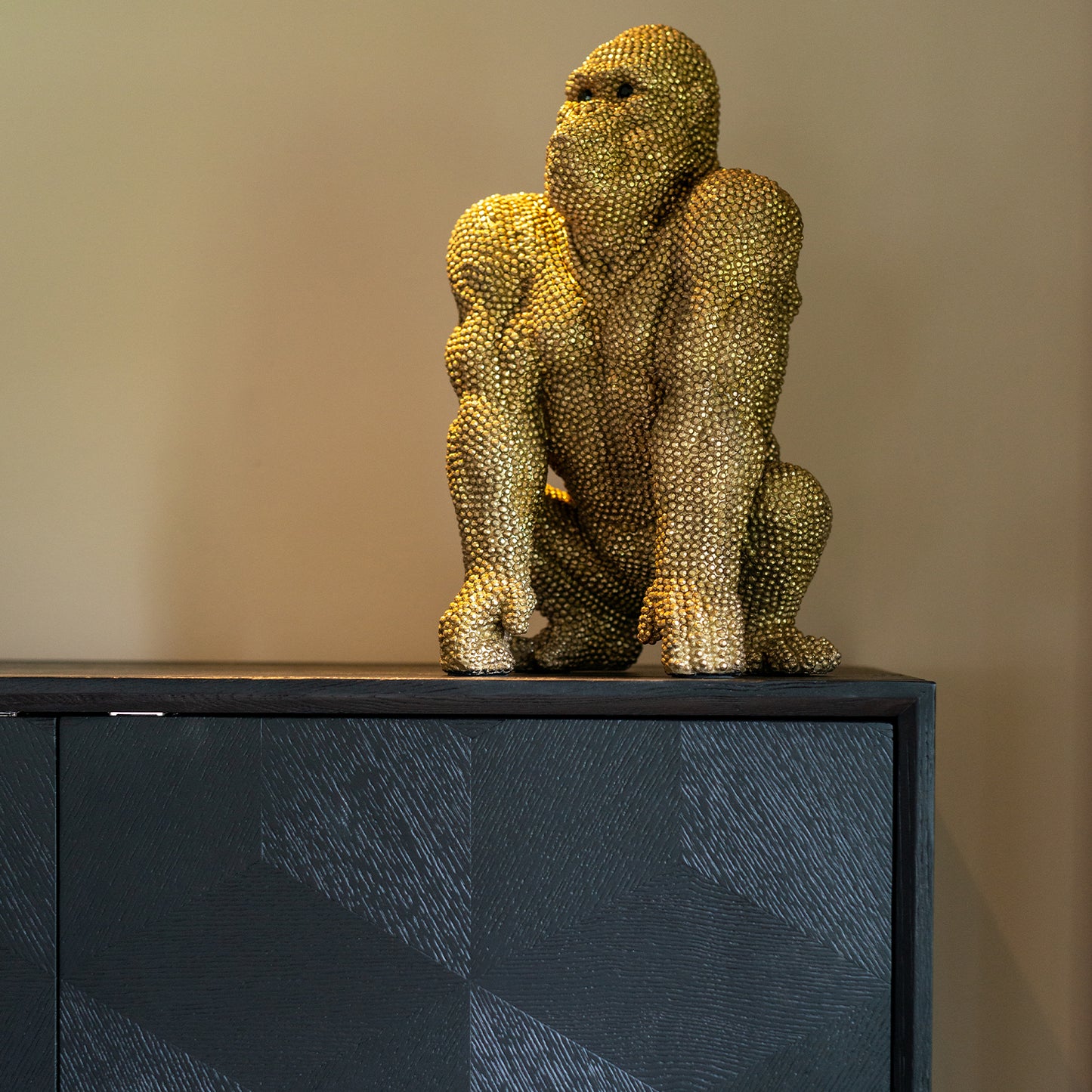 Wandkast Blax | Zwart Eikenhout