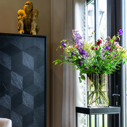 Wandkast Blax | Zwart Eikenhout