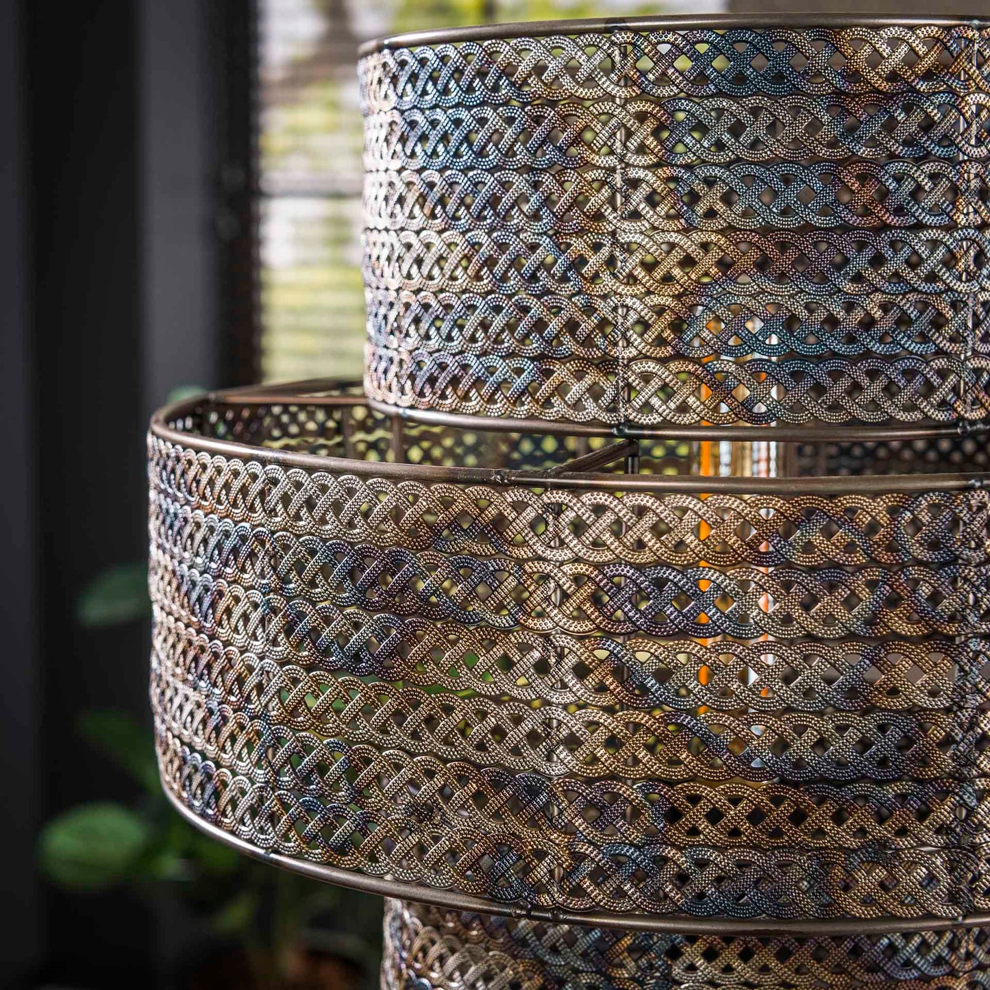 Vloerlamp Lantern | Burned Metaal