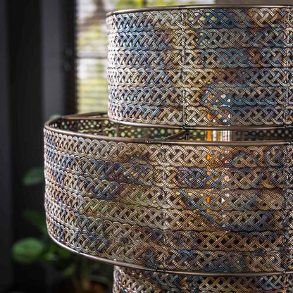 Vloerlamp Lantern | Burned Metaal