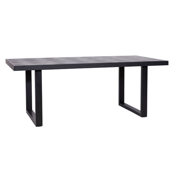 Eettafel Blax | Rechthoekig | Zwart Eikenhout