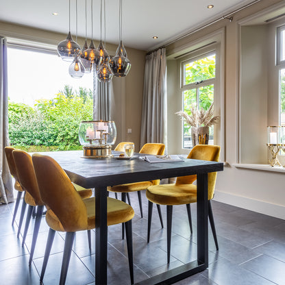 Eettafel Blax | Rechthoekig | Zwart Eikenhout