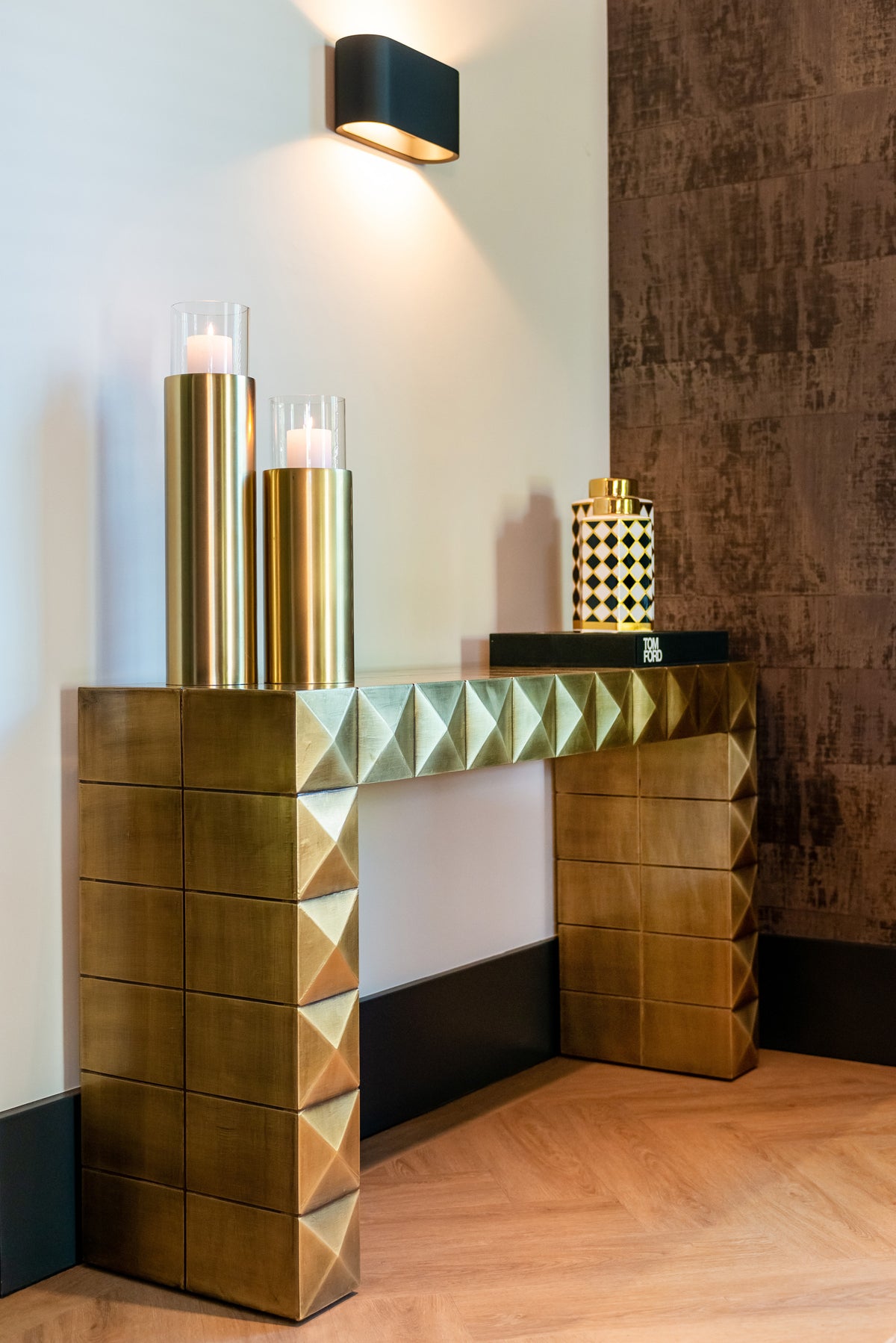 Wandtafel Collada brushed gold