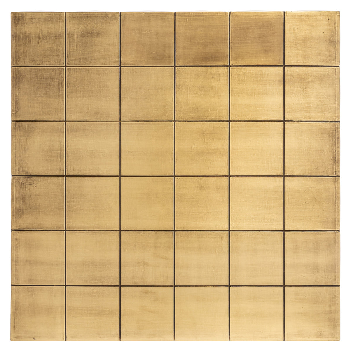 Salontafel Collada brushed gold, bovenaanzicht op witte achtergrond