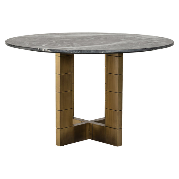 Eettafel Collada diverse kleuren mdf, vooraanzicht op witte achtergrond