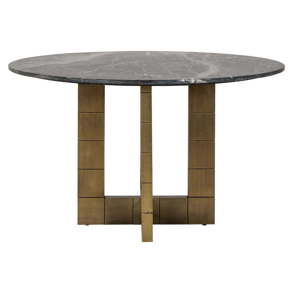 Eettafel Collada diverse kleuren mdf, vooraanzicht op witte achtergrond
