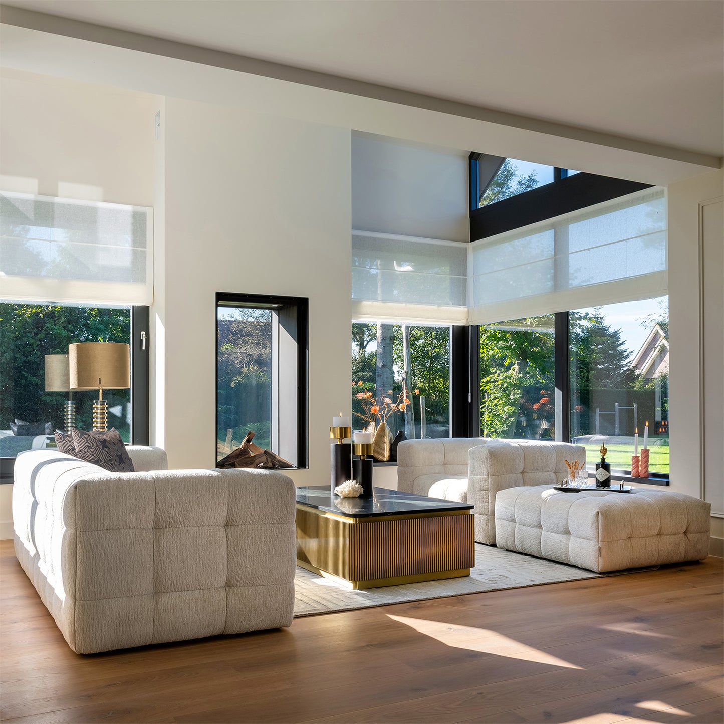 Salontafel Ironville | Rechthoek | Zwart Marmer