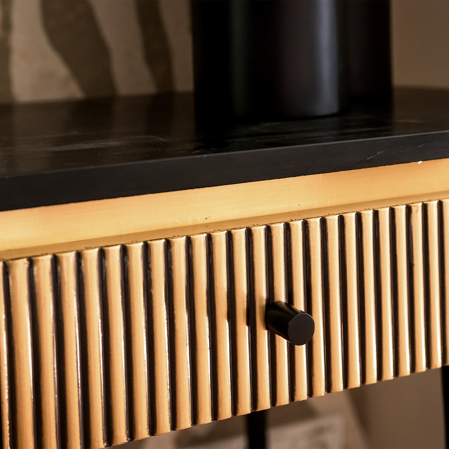 Wandtafel Ironville | Zwart Marmer