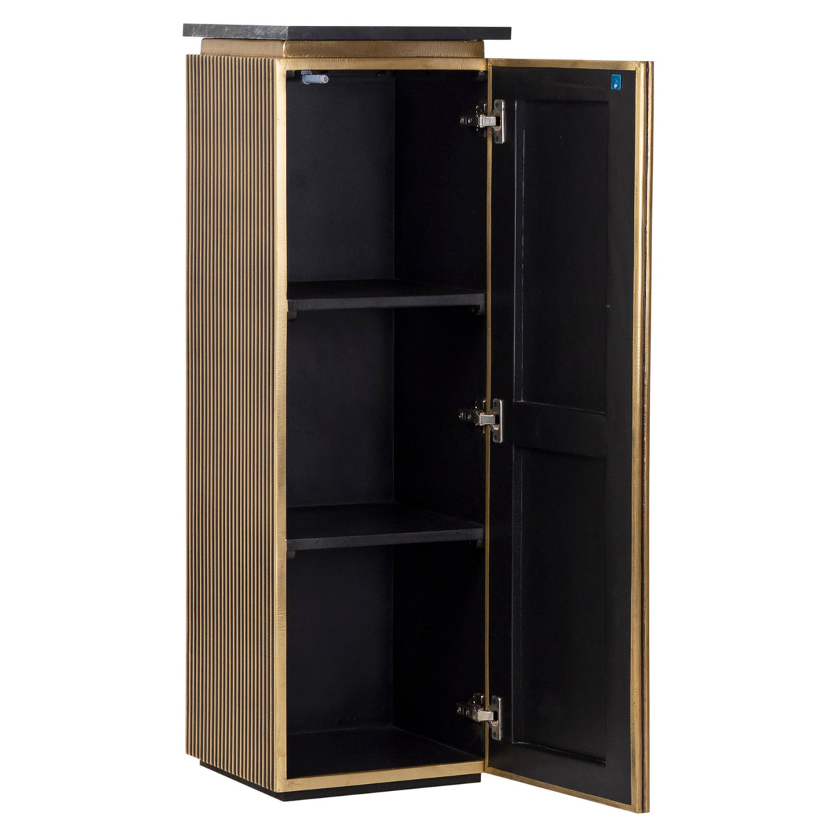 Woonaccessoire Ironville goud mdf, detail van de functie