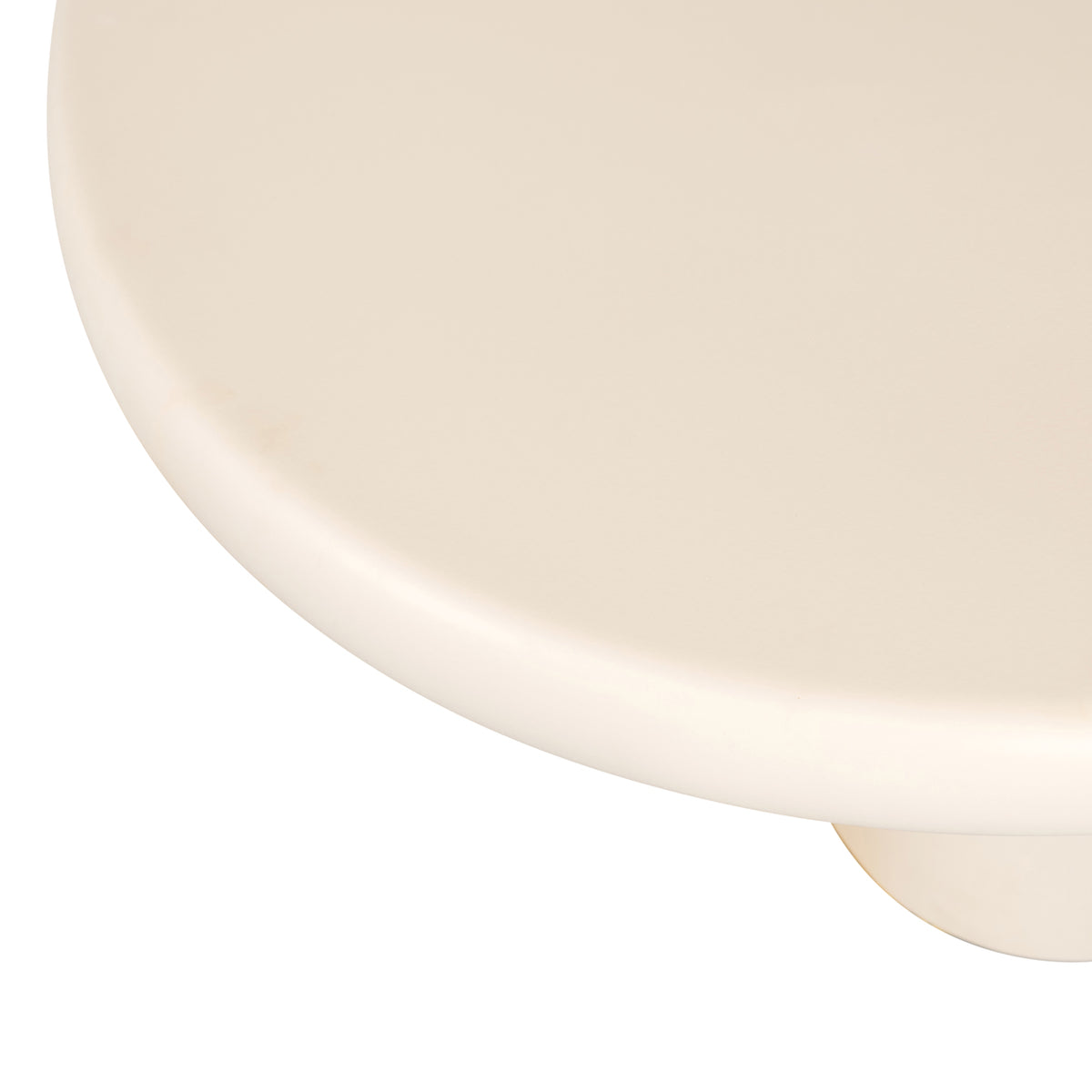 Eettafel Clayton beige mdf, detail van het materiaal