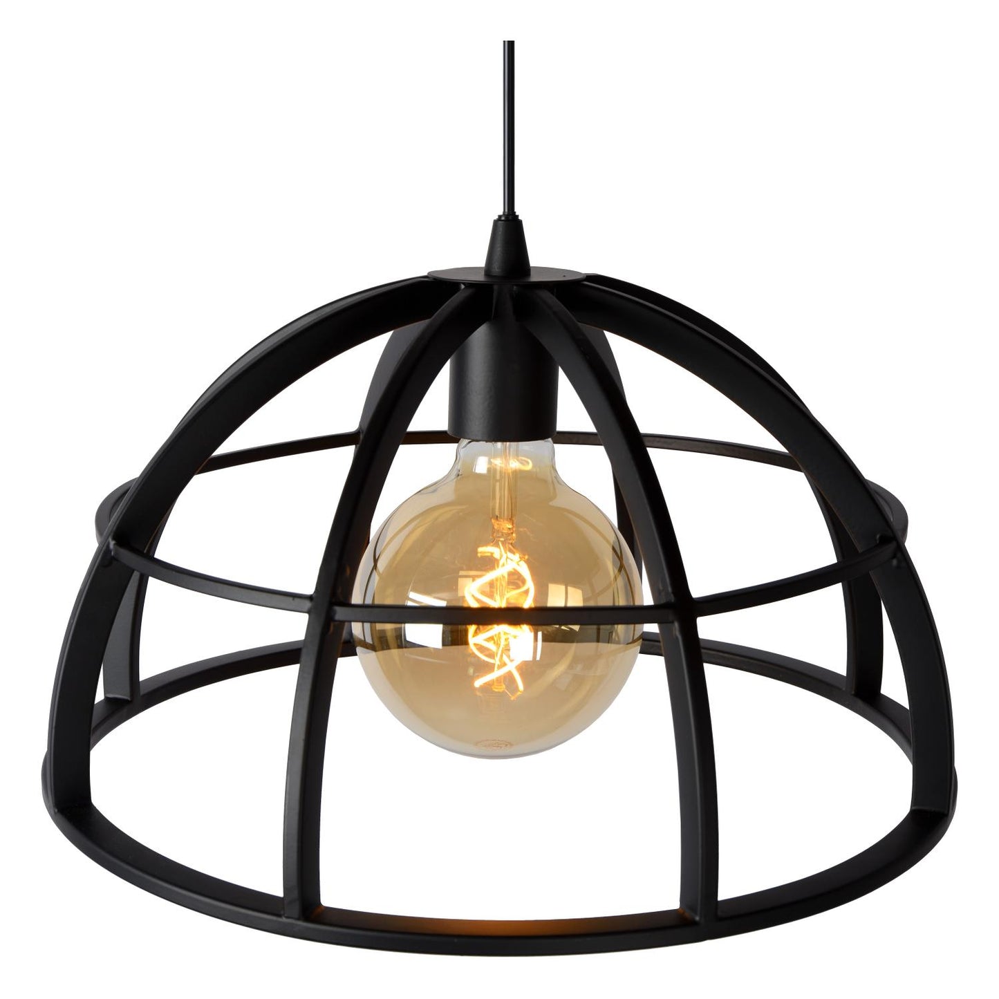 Hanglamp Dikra | Zwart Metaal