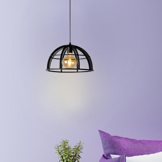 Hanglamp Dikra | Zwart Metaal