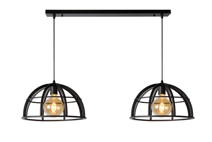 Hanglamp Dikra | Zwart Metaal