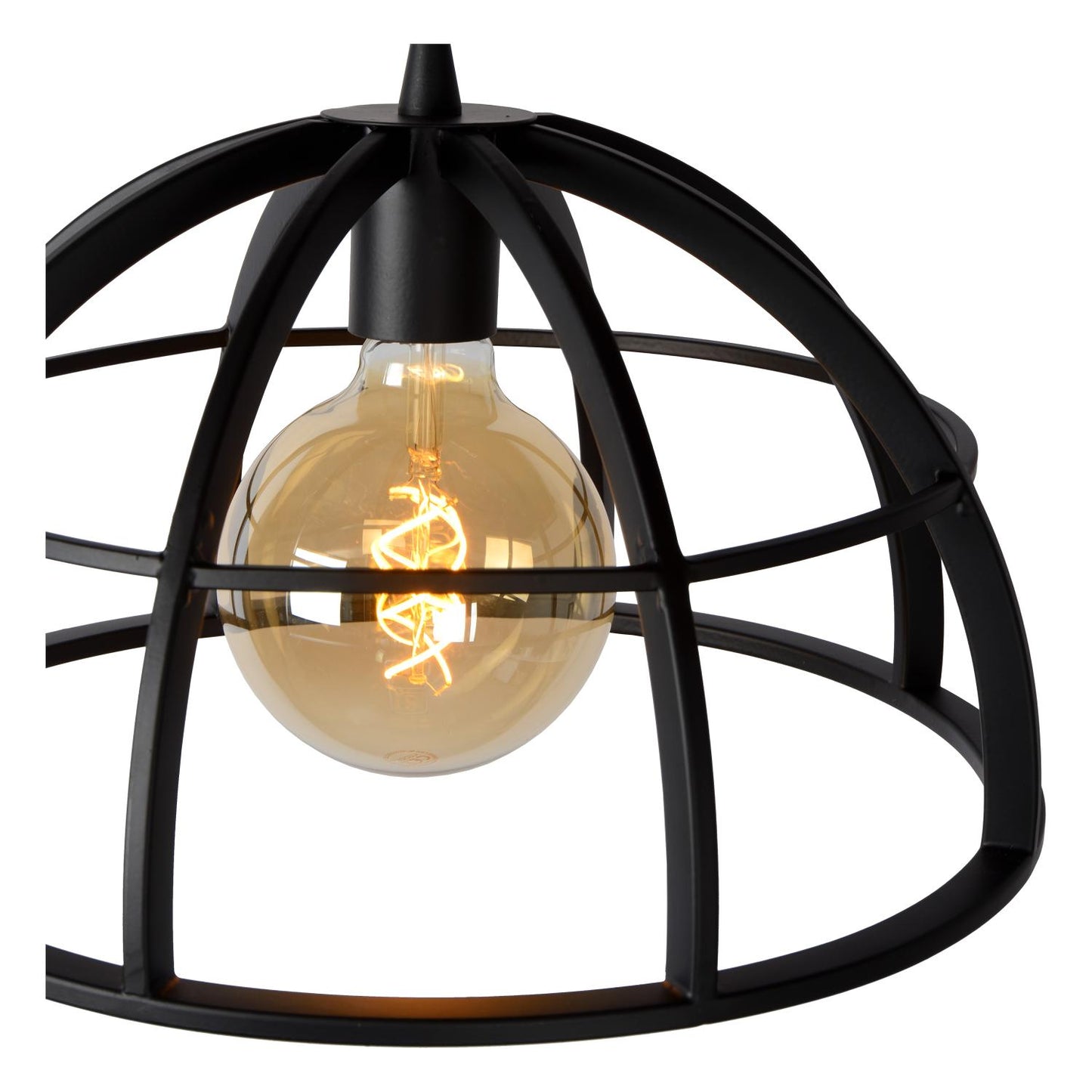 Hanglamp Dikra | Zwart Metaal
