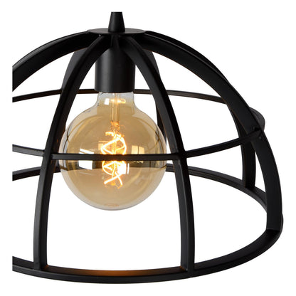 Hanglamp Dikra | Zwart Metaal
