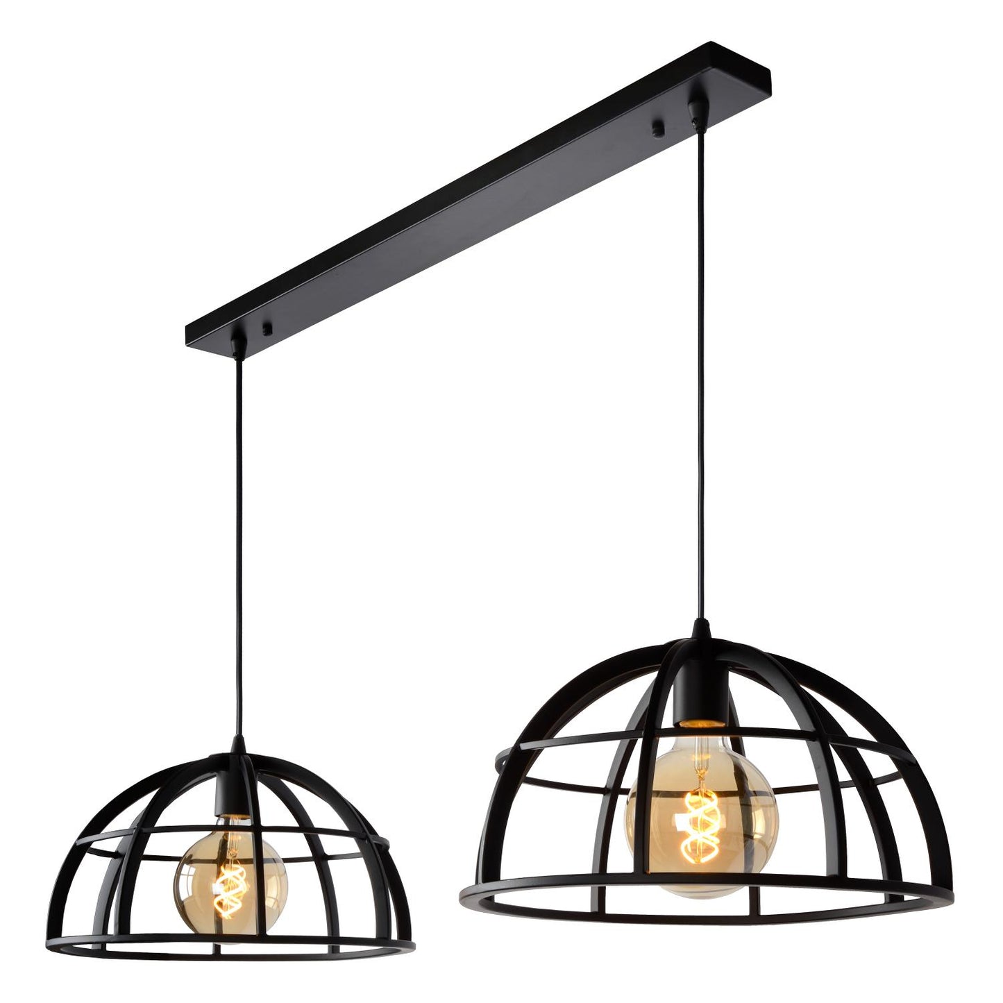 Hanglamp Dikra | Zwart Metaal