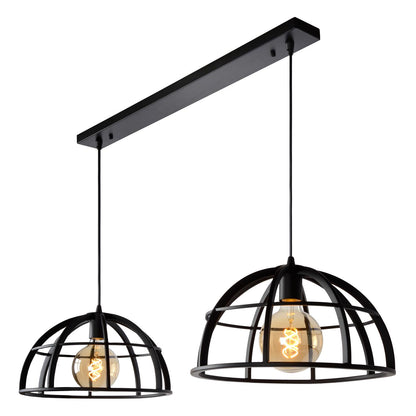 Hanglamp Dikra | Zwart Metaal