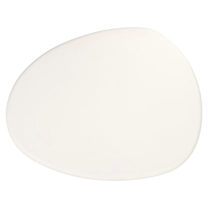 Salontafel Bloomstone wit mdf, bovenaanzicht op witte achtergrond