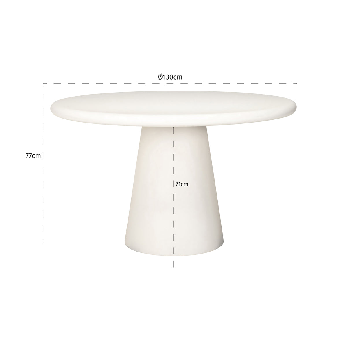 Eettafel Bloomstone | Rond