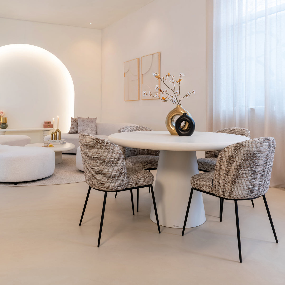 Eettafel Bloomstone | Rond