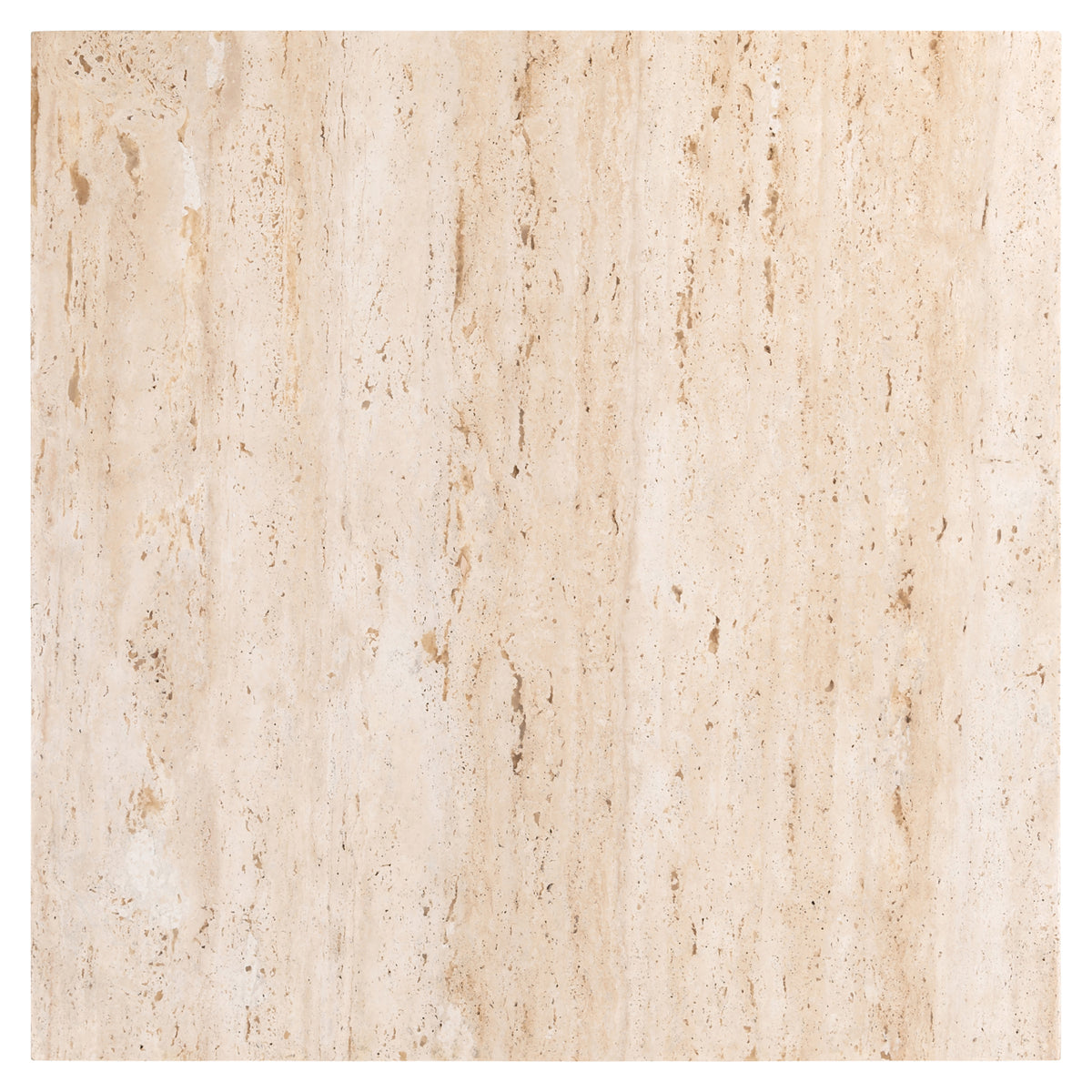 Salontafel La Cantera naturel travertin set van 2, detail van het materiaal