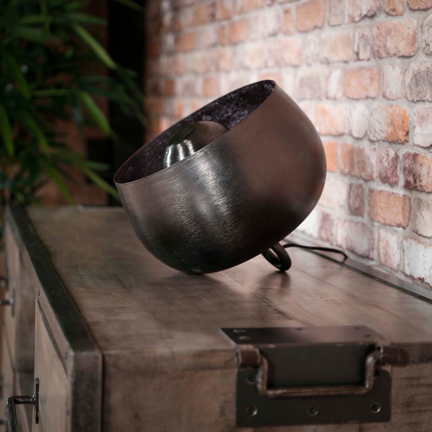 Tafellamp Basket | Ø 28 | Zwart Metaal