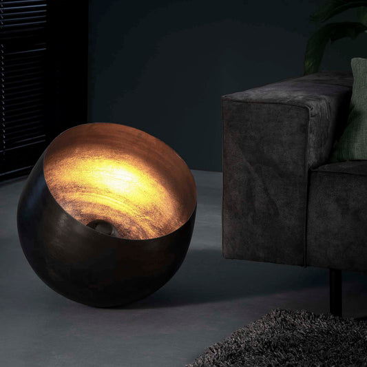 Tafellamp Basket | Ø 50 | Zwart Metaal