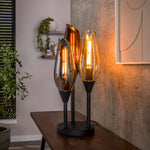 Tafellamp Kavir | Metaal Zwart