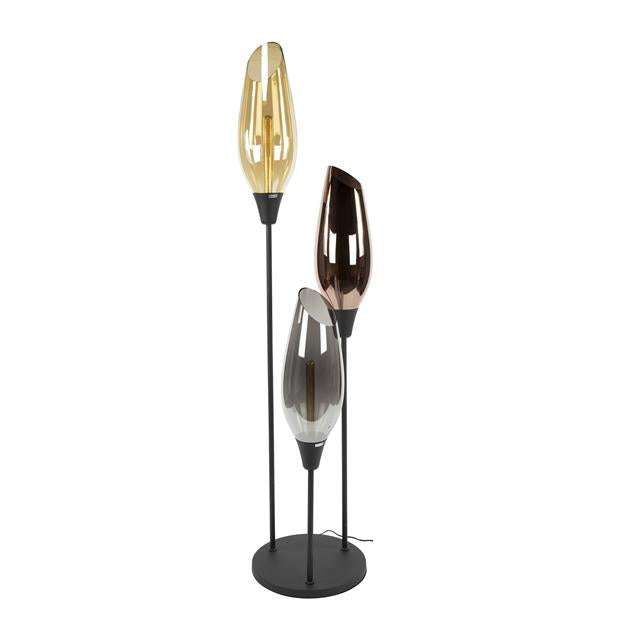 Vloerlamp Livia | Metaal Zwart