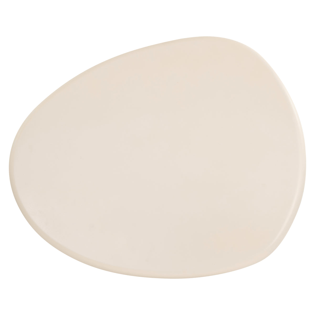 Salontafel Clayton beige mdf, bovenaanzicht op witte achtergrond