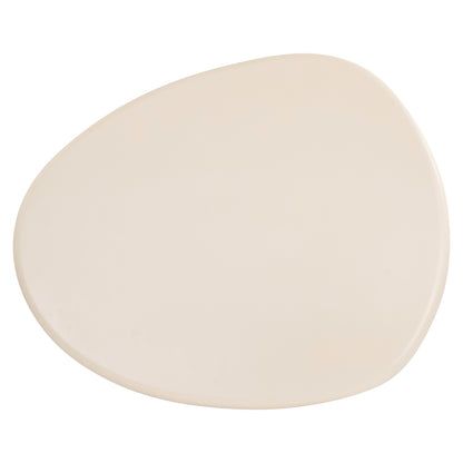 Salontafel Clayton beige mdf, bovenaanzicht op witte achtergrond