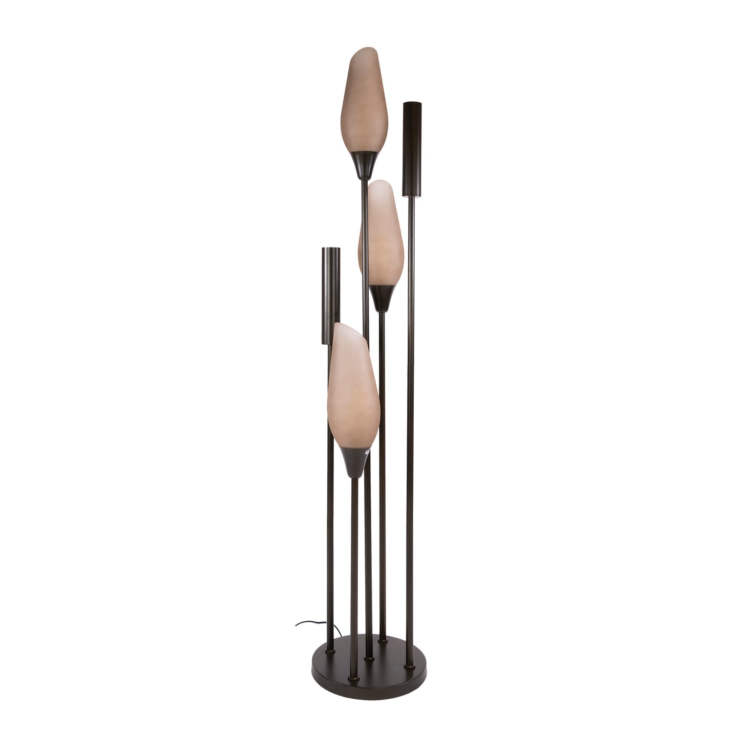 Vloerlamp Cocoon | 5-Lichts | Sienna Bruin-Frosted