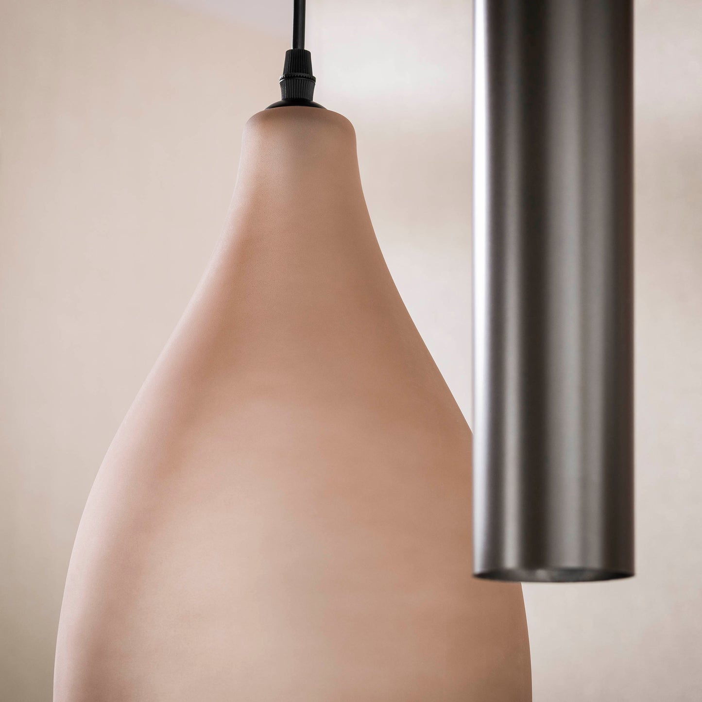 Hanglamp Cocoon | 4+3 Lichts | Brons