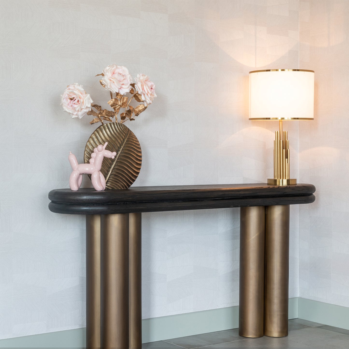 Wandtafel Macaron | Zwart Eikenhout