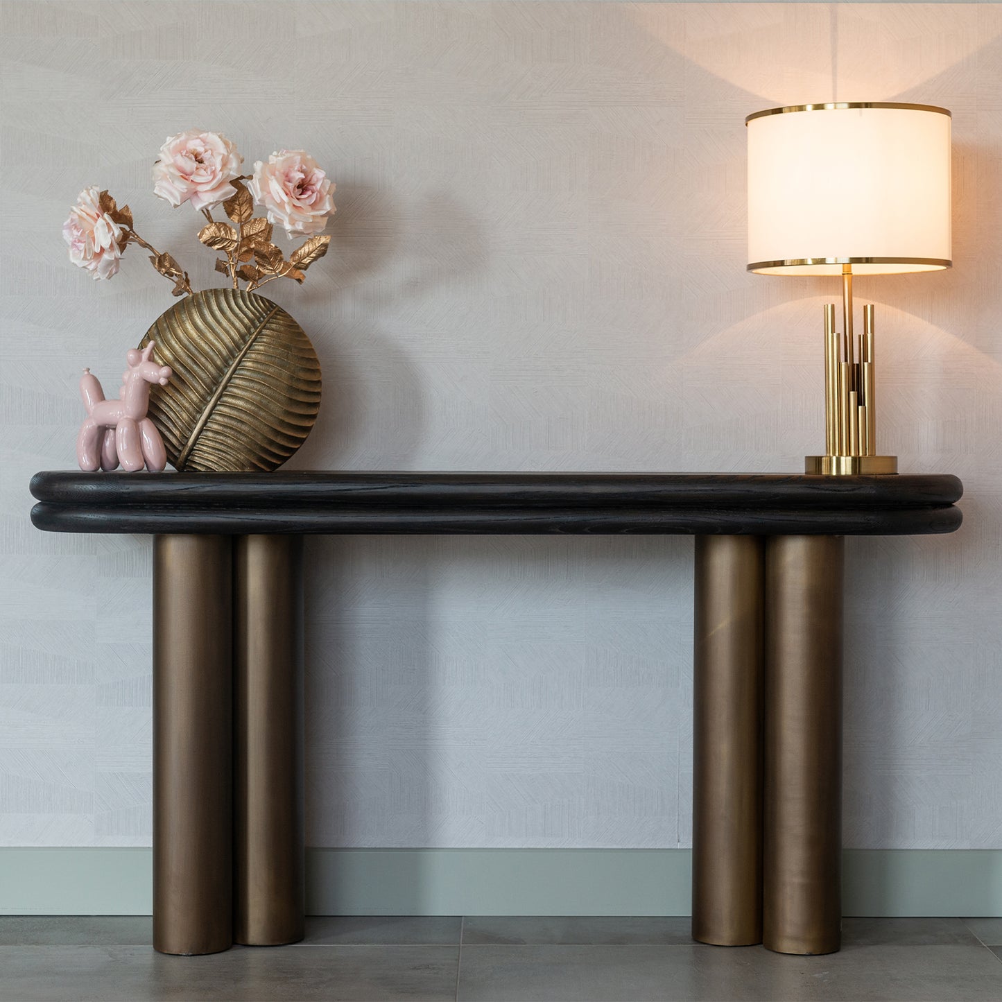 Wandtafel Macaron | Zwart Eikenhout