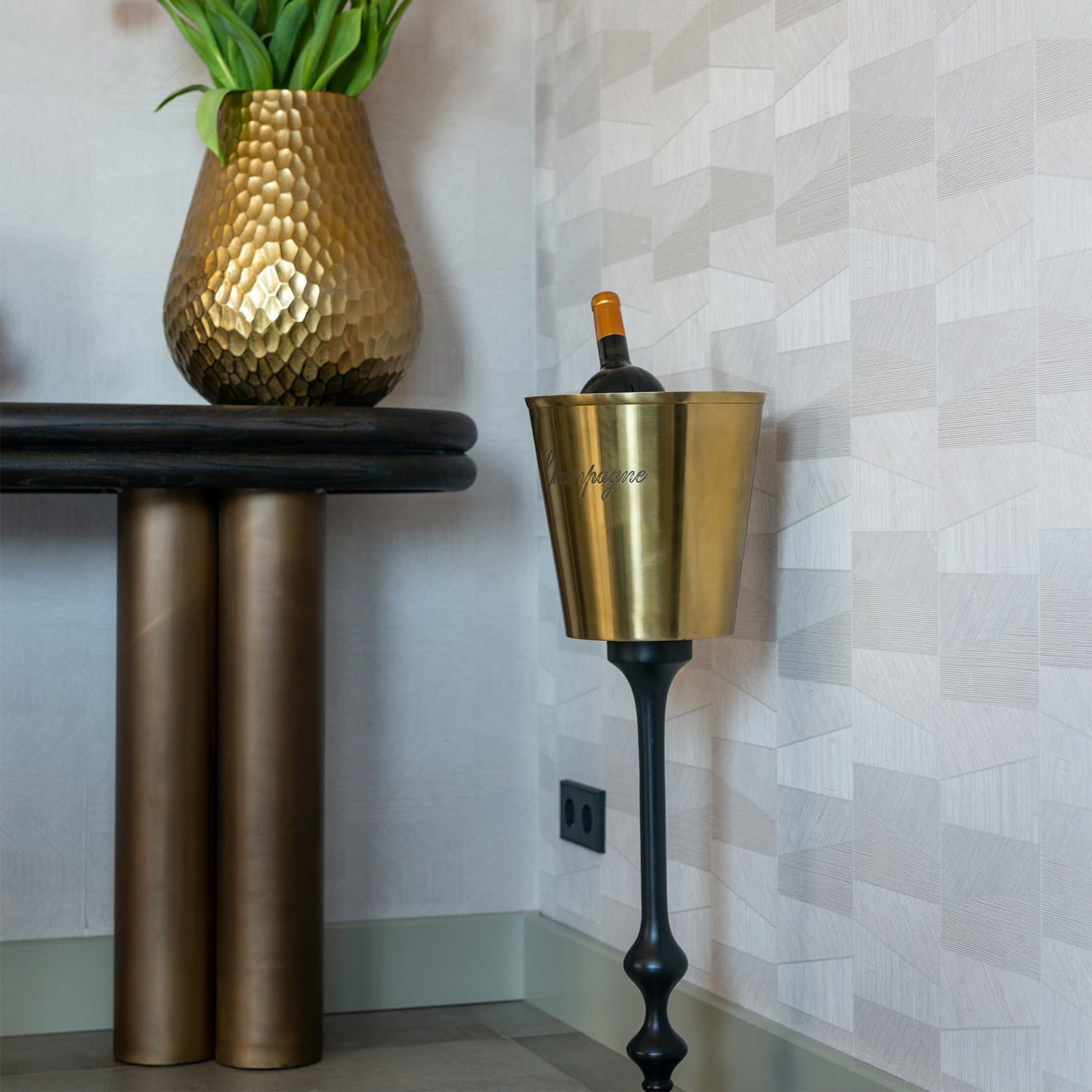 Wandtafel Macaron | Zwart Eikenhout