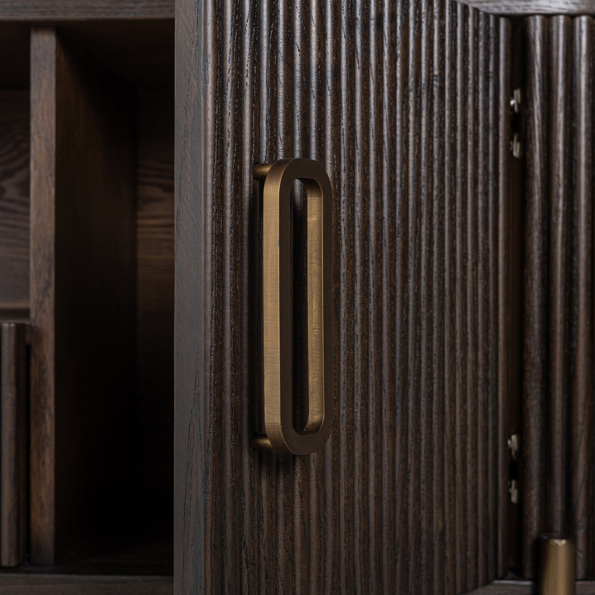 TV-Meubel Luxor, detail van het materiaal