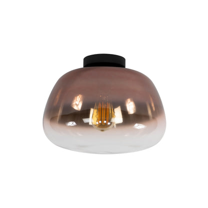Plafondlamp Nohr | Glas Koper