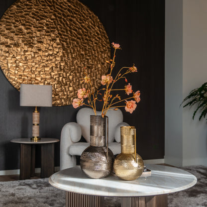 Wandtafel Mayfield wit marmer in een interieur