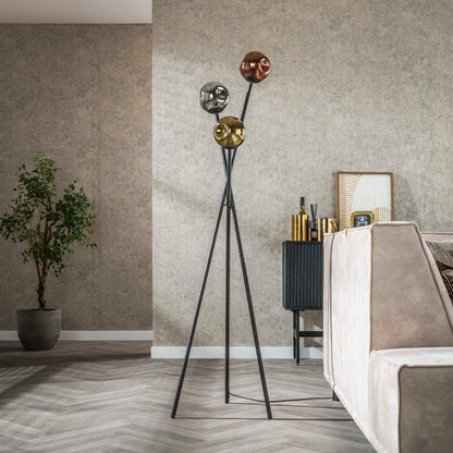 Vloerlamp 3L Molecule Mix Glass