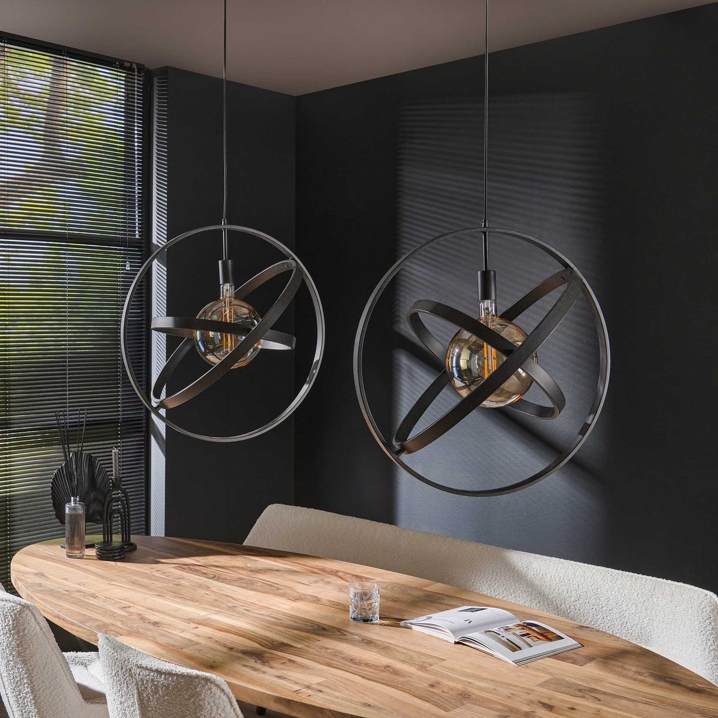 Hanglamp Galaxy | Zwart Metaal