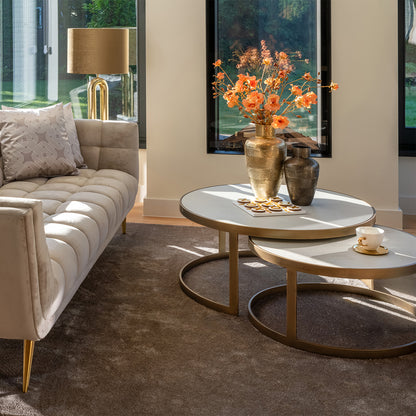 Salontafelset Whitebone | Wit Eikenhout