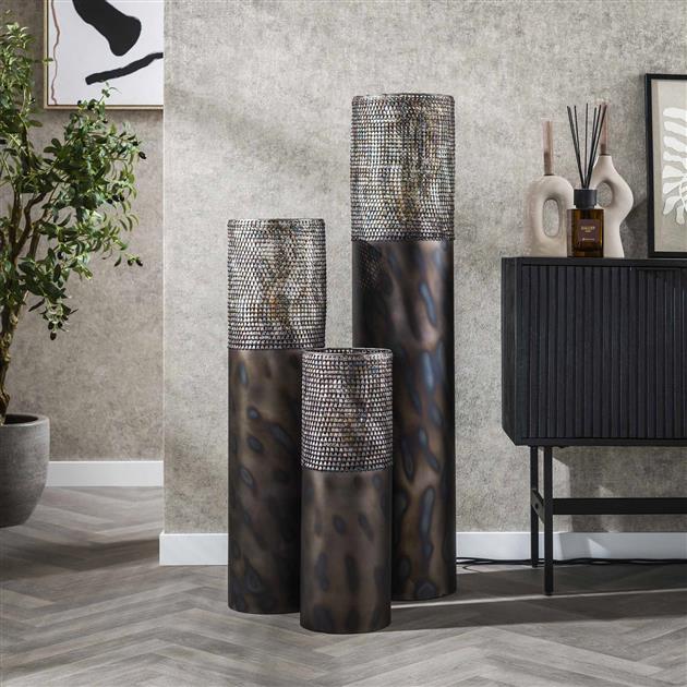 Vloerlamp Santiago | Metaal Grijs