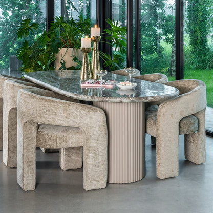 Eetkamerstoel Belle | Zand Stof