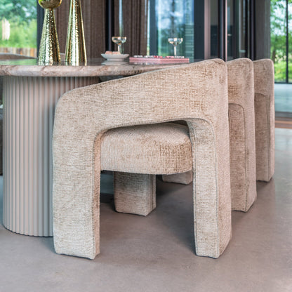 Eetkamerstoel Belle | Zand Stof