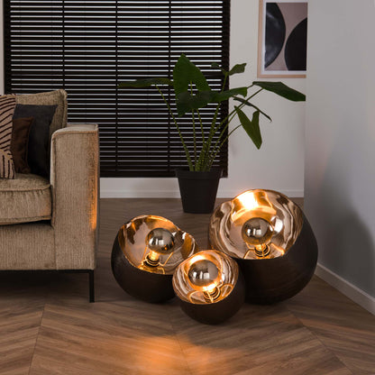 Tafellamp Mirror | Ø 36 | Zwart Metaal